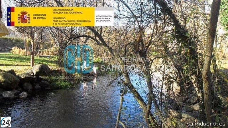El río Eresma en Segovia se encuentra en estado crítico y su nivel continúa aumentando