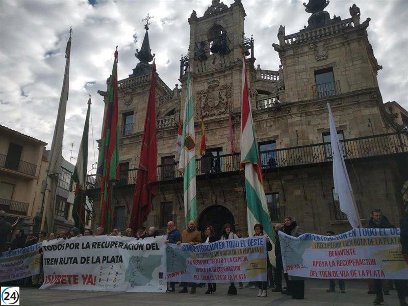 Astorga se pronuncia a favor del tren Ruta de la Plata: 