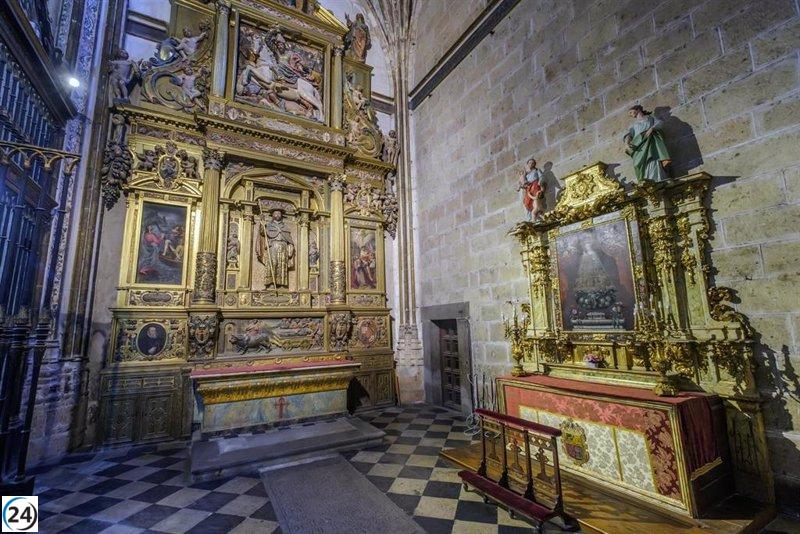 La Capilla de Santiago de la Catedral de Segovia recibe una restauración para su preservación.