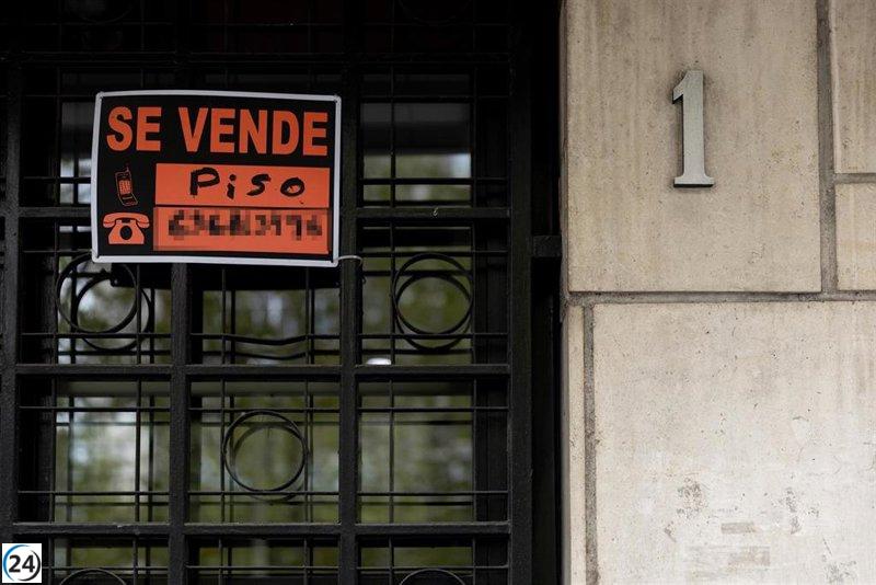 El precio de la vivienda usada en CyL aumenta un 2,5% en un año, llegando a los 1.187 euros/m2.