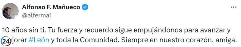 Mañueco honra la memoria de Isabel Carrasco en el aniversario de su asesinato: 