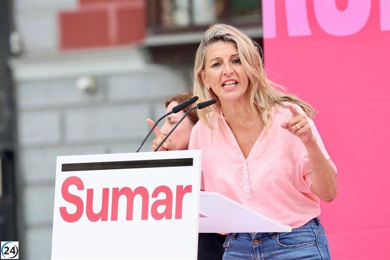 Díaz defiende la amnistía y critica a PP y Vox por insultar al Gobierno.