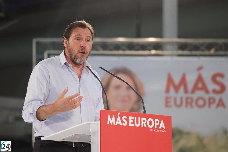 Puente critica que Ayuso simplifique las elecciones del 9J a
