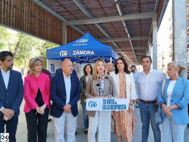 Alicia García (PP) insta a que las elecciones europeas sean un rechazo a la amnistía y corrupción bajo el mandato de Sánchez.