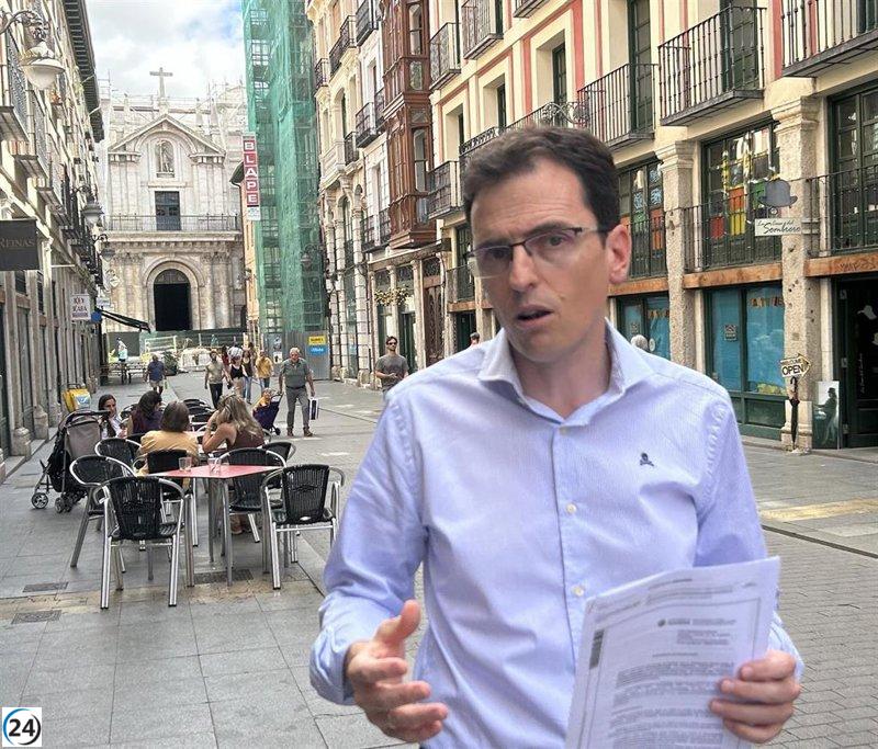 El PSOE de Valladolid critica retraso del Ayuntamiento en paralización de obras de la Vera Cruz.