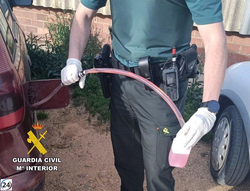 Dos conductores en Burgos denunciados por utilizar gasóleo agrícola en sus vehículos.