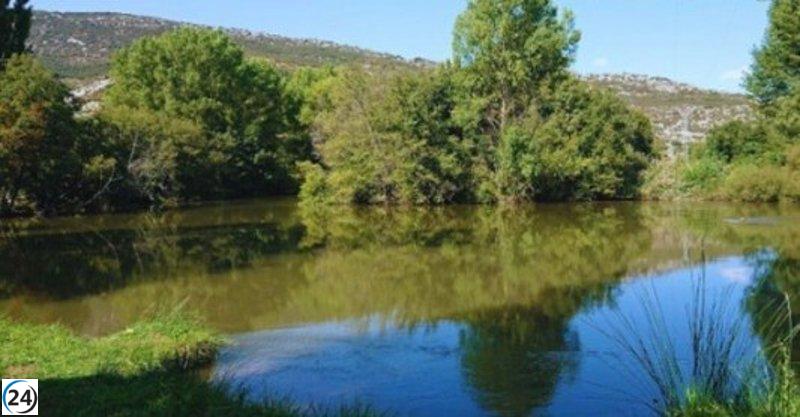 Trágica muerte de un joven en el río Ebro, en Valdenoceda