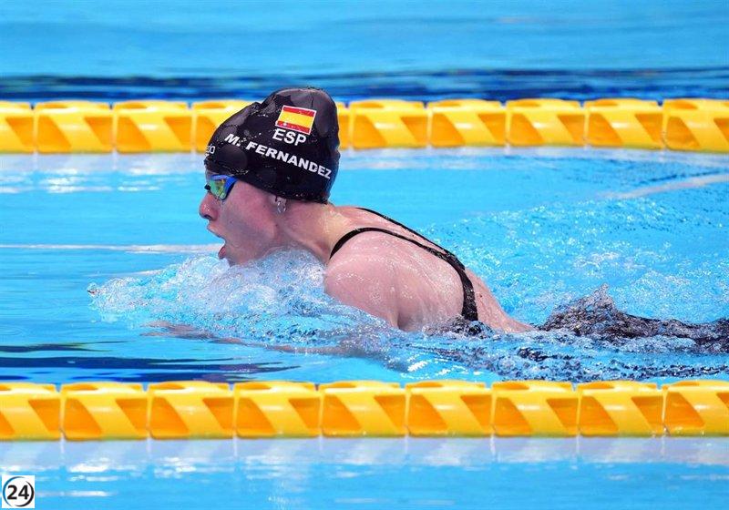 Marta Fernández se corona con el bronce en los 50 metros braza SB3.