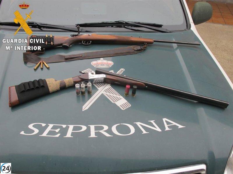 Desmantelan red de cazadores furtivos en Sobradillo, Salamanca.