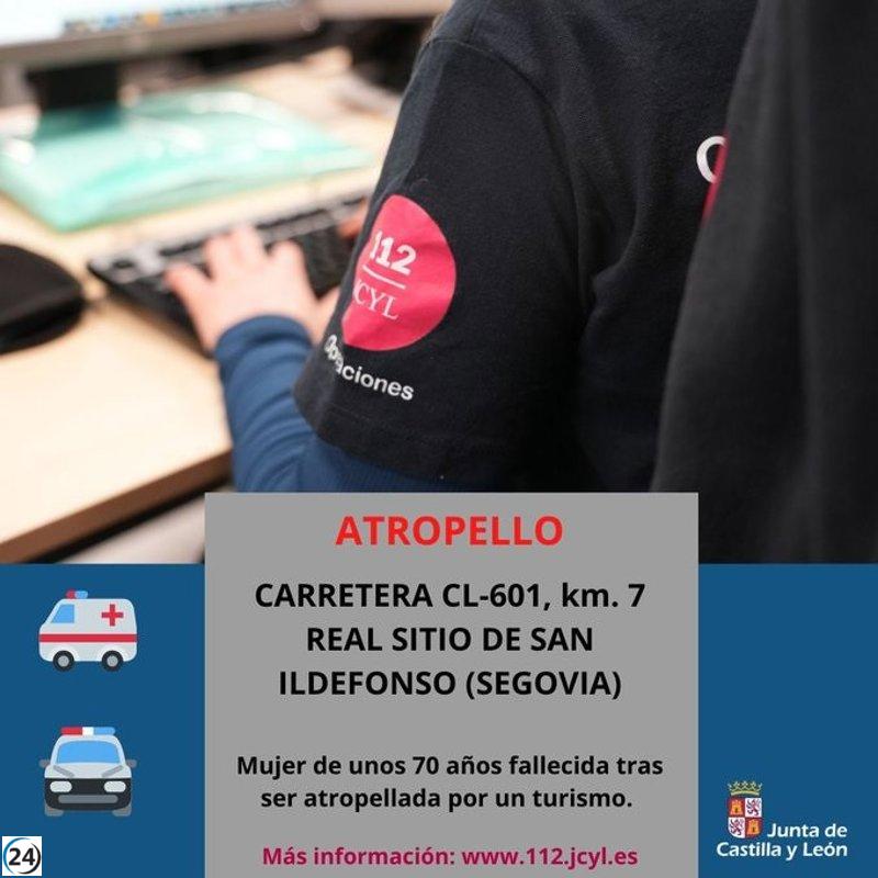 Tragedia en San Ildefonso: peatona pierde la vida tras ser atropellada por un coche.