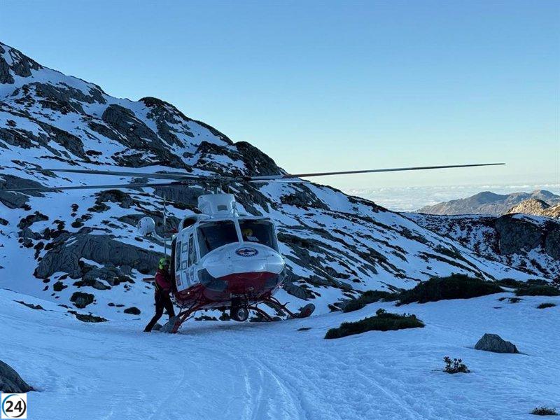 La búsqueda del joven montañero extraviado en Picos de Europa concluye sin hallazgos.