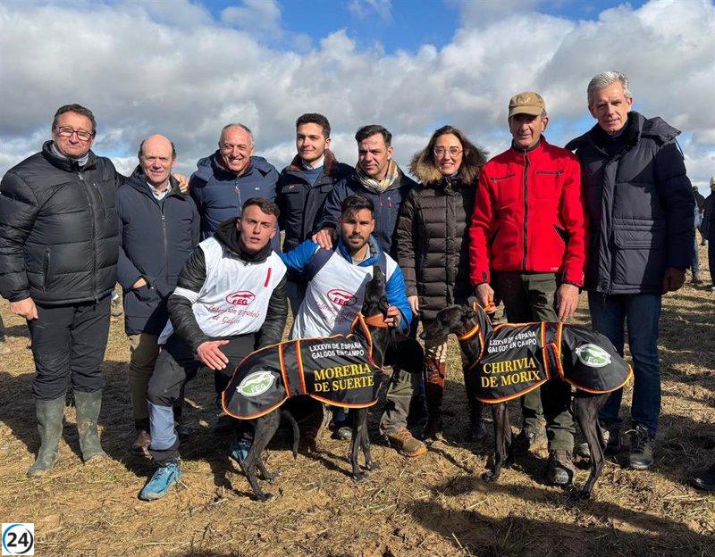 González Corral respalda las competiciones de galgos desde la Junta.