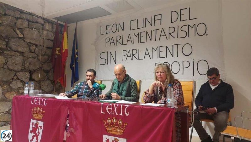 Grupos leonesistas se movilizan este domingo por el 'Lexit'.