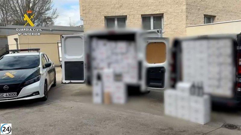 Desmantelada una peligrosa banda tras el robo de 9.000 botellas en una bodega de Ribera del Duero.