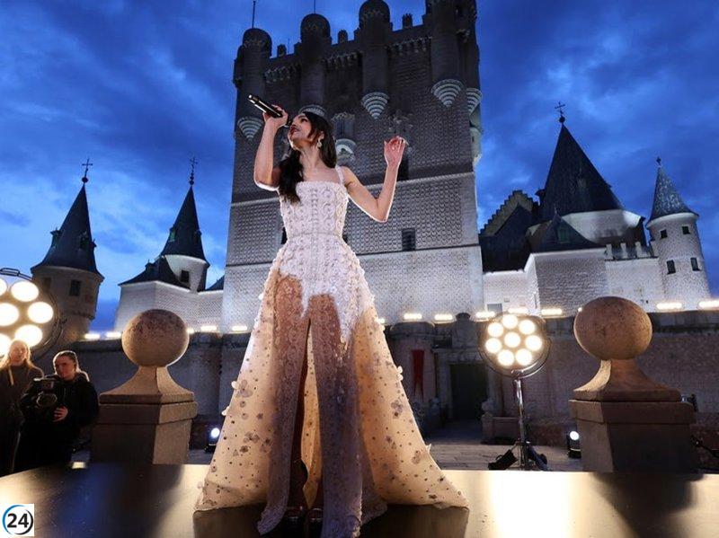 El Alcázar de Segovia se transforma en el mágico reino de 'Blancanieves' con la actuación de Rachel Zegler.
