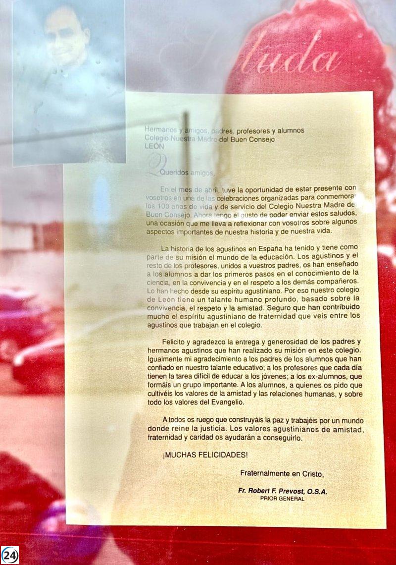 Exalumnos de los Agustinos de León resaltan la humildad y el respeto de Prevost.
