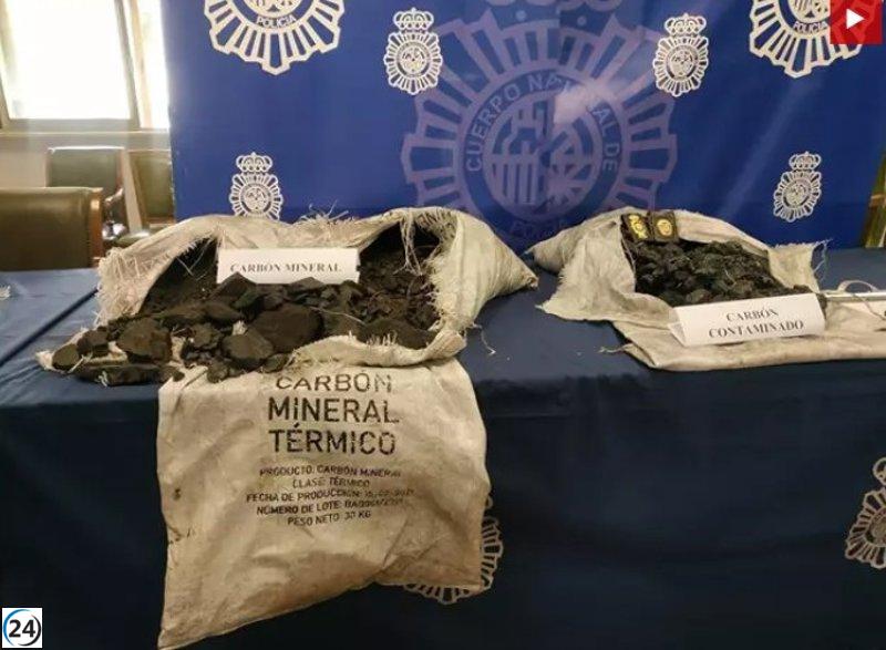 Fiscalía solicita diez años de prisión para tres implicados en la importación de 862 kilos de cocaína oculta en carbón desde Colombia.
