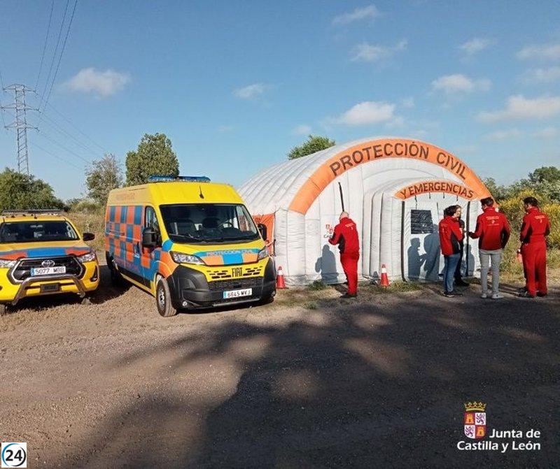 Desaparece en Valladolid un hombre de 68 años tras salir de pesca el jueves.
