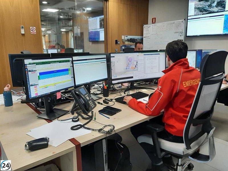Accidente entre coches en Tudela de Duero deja a dos niños heridos.