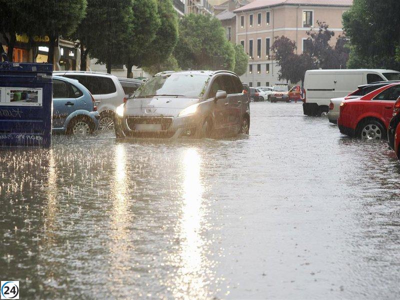 Valladolid activa el Nivel 2 del Inuncyl ante intensas lluvias.