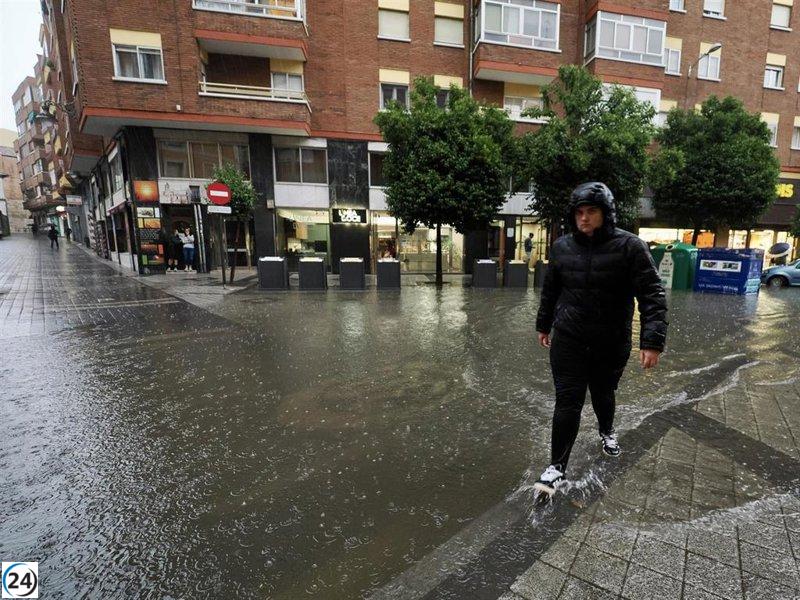 Cienciudad: Protección Civil enfrenta 190 emergencias en CyL, 184 en Valladolid, por intensas lluvias.