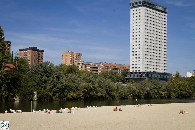 Sanidad suspende temporalmente el baño en la playa de las Moreras de Valladolid y en el Duero de Zamora.