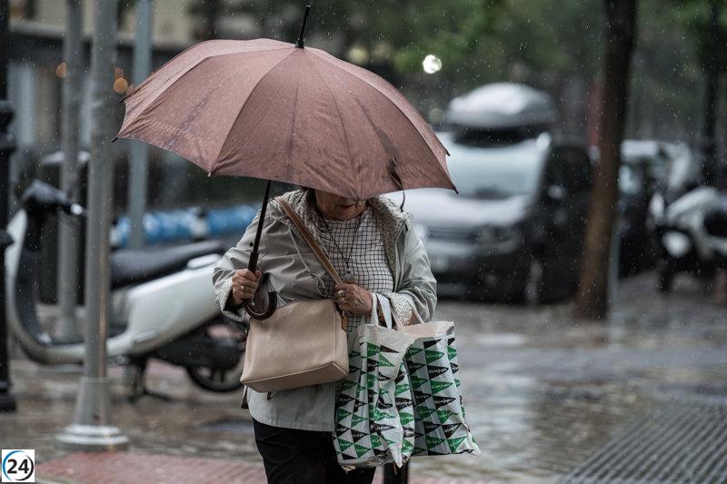 Alertan sobre tormentas intensas en cinco provincias de Castilla y León.
