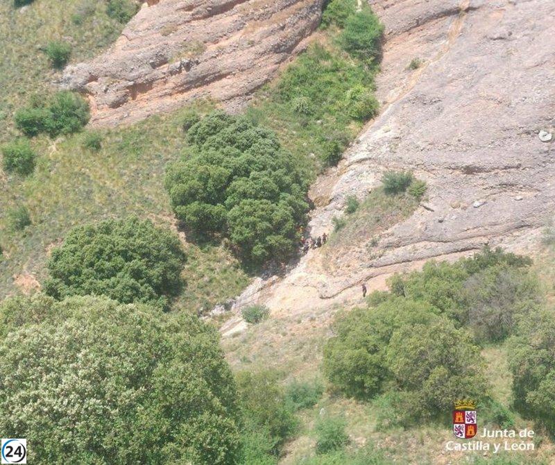 Fallece una escaladora tras caer de gran altura en Burgos.