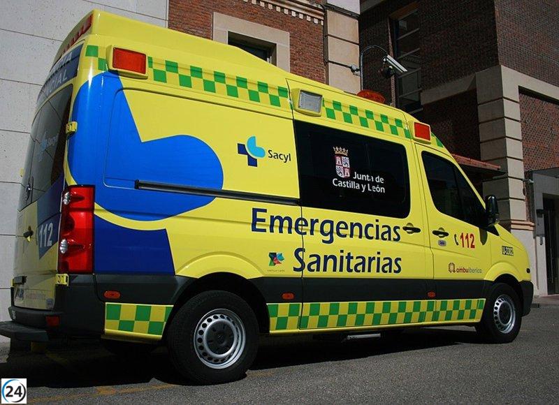Cuatro personas lesionadas en dos siniestros viales en Salamanca.