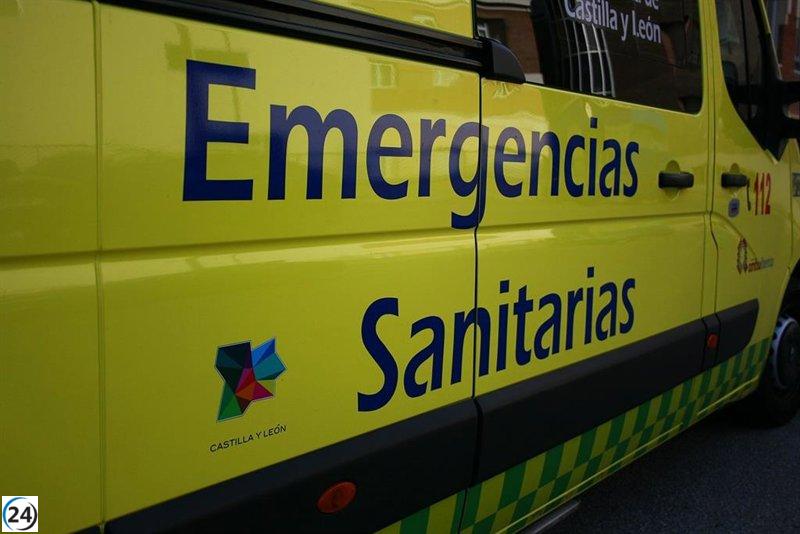 Accidente en la SG-332, una persona lesionada en Navas de Oro, Segovia.
