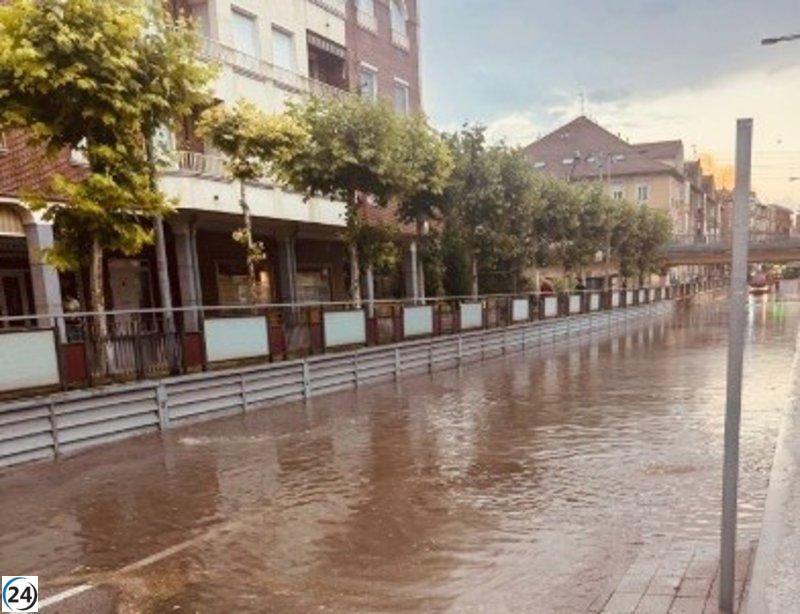 Valladolid pide declarar zona catastrófica tras los estragos de las tormentas y granizo del 4 y 5 de julio.