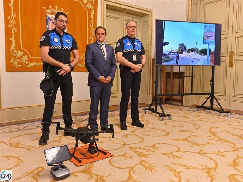 Un dron monitorea la contaminación en Salamanca.