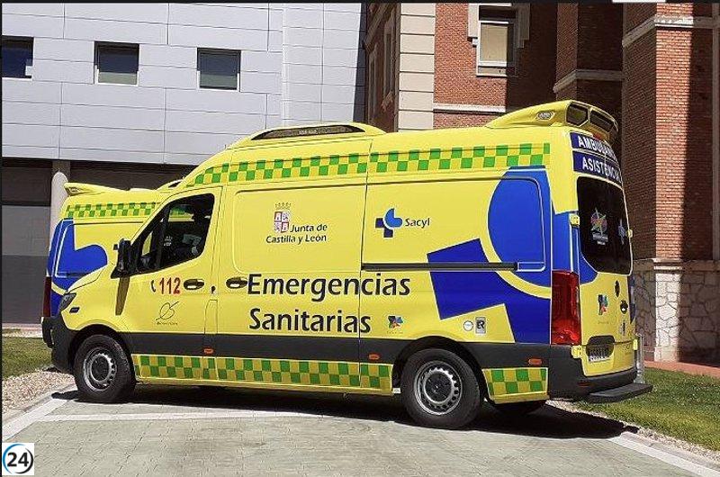 Accidente en Pinarejos: herido tras salir de la vía y caer en zona de difícil acceso.