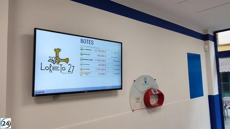 Santa Marta de Tormes celebra su suerte con el primer premio de la Lotería Nacional.