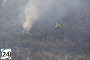 Arrestan a bombero acusado de iniciar incendio en Mombeltrán, Ávila.