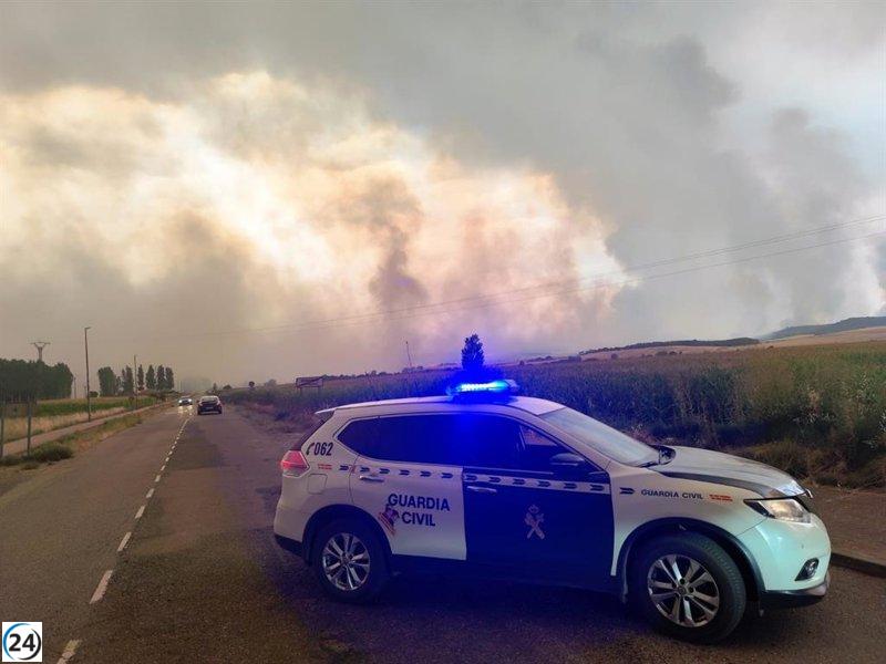 Detenido por provocar un incendio al lanzar una bengala en una fiesta en Lucillo, León.