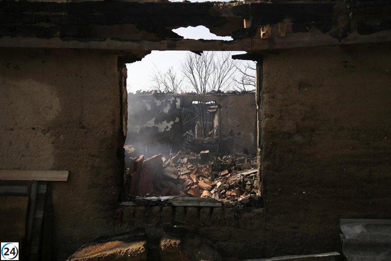 Cuatro heridos en los incendios de León y Zamora siguen en estado crítico.