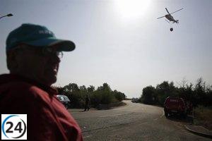 Cerca de 300 residentes de Salientes evacuados debido al incendio en Fasgar, León.