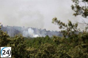 El incendio de Paradiña (León) intensifica su amenaza y se clasifica como gravedad 2.