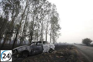 Alertan por incendios en León: 30 localidades evacuadas en Barniedo, Canalejas y Gestoso.
