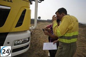 Cincuenta habitantes evacuados en Palencia por los incendios en Barniedo y Canalejas.