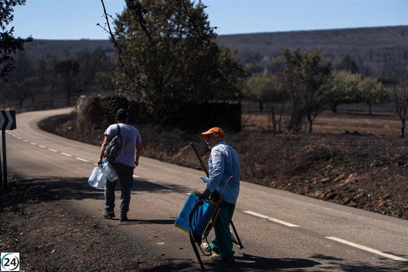 Incendio en Porto (Zamora) se reaviva y consume 5.600 hectáreas en Sanabria.
