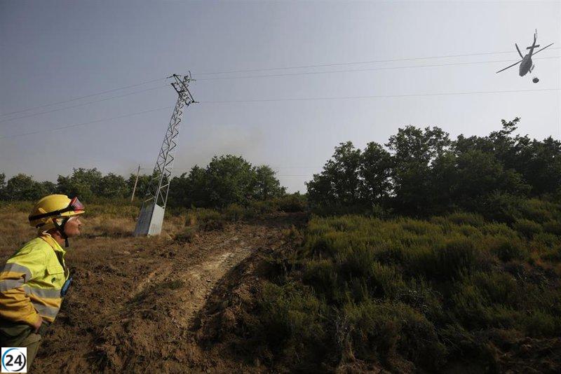 CyL enfrenta 29 incendios activos, diez en alerta alta y nueve en moderada.