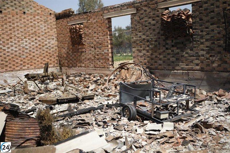 Investigan a un residente de La Carballeda (Zamora) por un intento de incendio en Quintanilla de Justel.