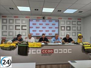 CCOO denuncia la mala gestión de incendios en CyL y exige renuncias en Medio Ambiente y Presidencia.