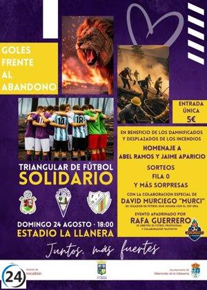 Partido benéfico de fútbol en La Bañeza el domingo para apoyar a las víctimas de los incendios.