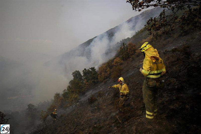 Mejora en Castilla y León: 25 incendios, incluyendo 7 de intensidad alta y varios de baja.