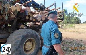 Detenido en Villamol (León) por iniciar un incendio forestal durante la cosecha.