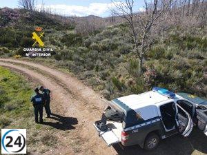 Detenido un agricultor por su presunta conexión con el fuego en Valduvieco, León.