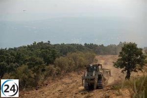 Incendio en Porto avanza cerca de la frontera entre Zamora y León, generando preocupación en el Cañón del Tera.